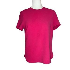 Catherine MaLandrino Pink Crepe Blouse. Short Sleeve. Sz XS. Great Condition!!